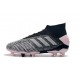 New adidas Predator 19+ FG Soccer Cleat Black Silver Grey