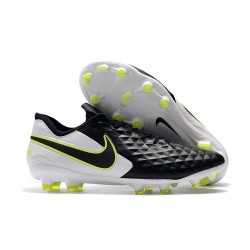 Nike Tiempo Legend VIII Elite FG Cleats Black White