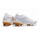 adidas Copa 19+ FG Firm Ground Soccer Cleats - White Gold