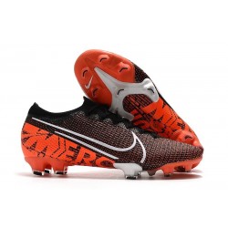 Nike Mercurial Vapor 13 Elite FG New Cleats Black White Hyper Crimson