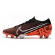 Nike Mercurial Vapor 13 Elite FG New Cleats Black White Hyper Crimson