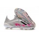 adidas X 19+ FG Soccer Cleats Silver Black Pink