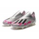 adidas X 19+ FG Soccer Cleats Silver Black Pink