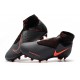 Nike Phantom Vision Elite DF FG 2019 Cleats Dark Grey/Bright Mango/Black