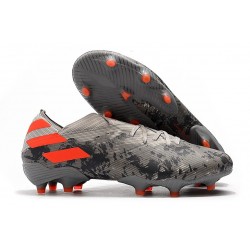 adidas Nemeziz 19.1 FG Soccer Cleats Grey Orange Chalk
