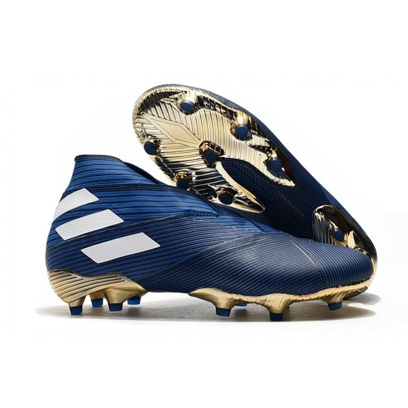 adidas Nemeziz 19 FG Soccer Cleats Blue White