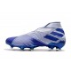 adidas Nemeziz 19+ FG Soccer Cleats White Blue