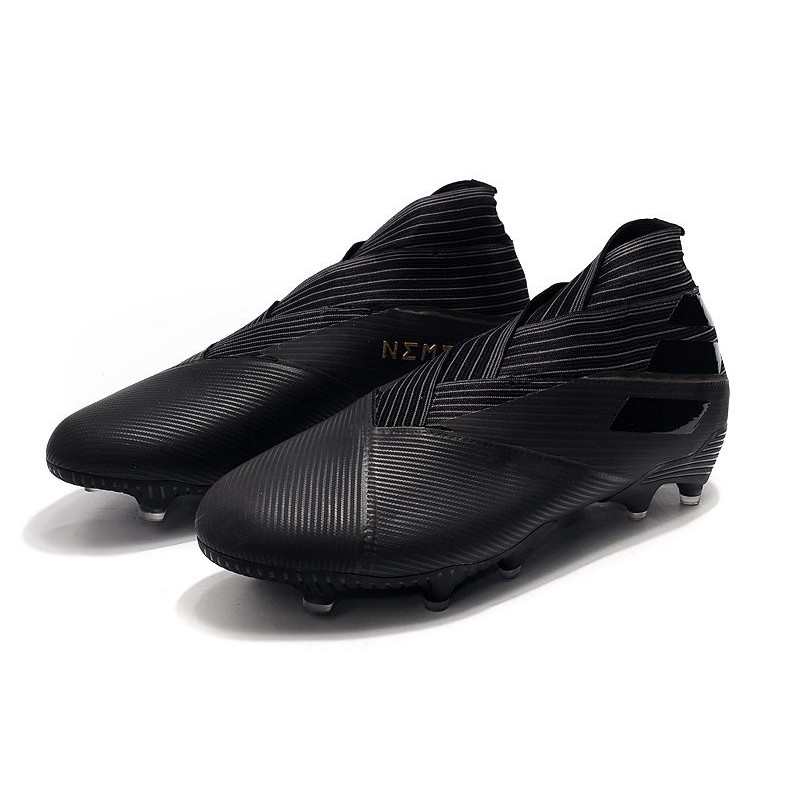 adidas Nemeziz 19+ FG Soccer Cleats All Black