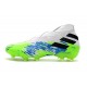 adidas Nemeziz 19+ FG Soccer Cleats White Green Blue