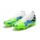 adidas Nemeziz 19+ FG Soccer Cleats White Green Blue