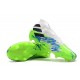 adidas Nemeziz 19+ FG Soccer Cleats White Green Blue