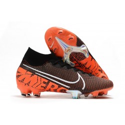 Nike Mercurial Superfly VII Elite FG Limited Edition Black White Hyper Crimson