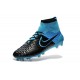 New 2015 Nike Magista Obra FG ACC Men Soccer Cleats Leather Black Blue