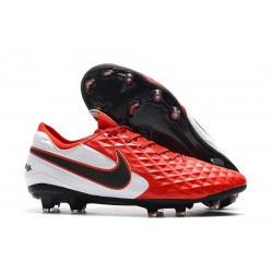 Nike Tiempo Legend VIII Elite FG Cleats Red White Black