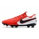 Nike Tiempo Legend VIII Elite FG Cleats Red White Black