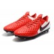 Nike Tiempo Legend VIII Elite FG Cleats Red White Black