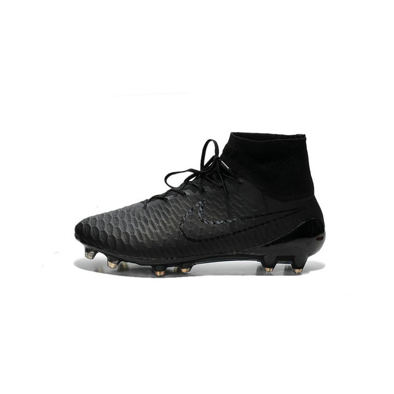 New 2015 Nike Magista Obra FG ACC Men Soccer Cleats All Black