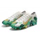 Mbappe Nike Mercurial Vapor 13 Elite FG Grey Gold Green