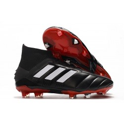 adidas Predator 19.1 FG Soccer Cleat Core Black White