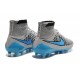 New 2015 Nike Magista Obra FG ACC Men Soccer Cleats Wolf Grey Turquoise Blue Black