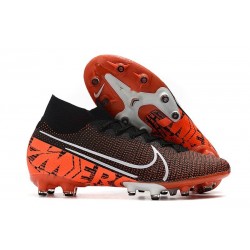 Nike Mercurial Superfly 7 Elite SE AG Black Orange White