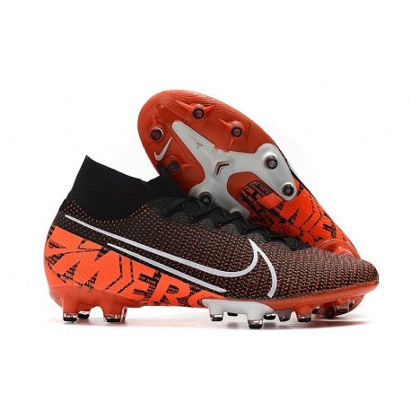 nike mercurial black and orange