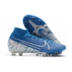 Nike Mercurial Superfly 7 Elite SE AG Blue White