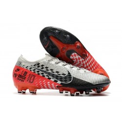 Nike Mercurial Vapor 13 Elite AG Boots Neymar Chrome Black Red