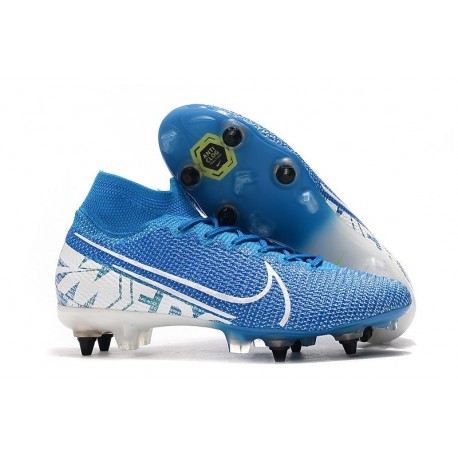 Nike Mercurial Superfly 7 Elite SG-PRO Anti-Clog New Lights Blue White