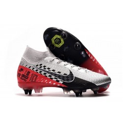 Nike Mercurial Superfly 7 Elite SG-PRO Anti-Clog Neymar Chrome Black Red