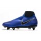 New Nike Phantom Vision Elite DF SG-Pro AC Racer Blue Black Metallic Silver