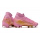 New Nike Mercurial Superfly VII Elite FG Boots Pink Gold