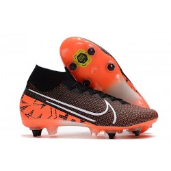 Nike Mercurial Superfly 7 Elite SG-PRO AC Black White Hyper Crimson