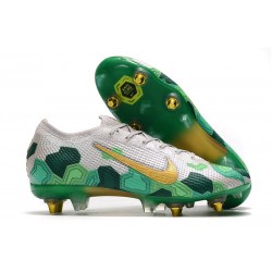 Nike Mercurial Vapor XIII Elite SG-Pro AC x Mbappé Vast Grey Gold Electro Green