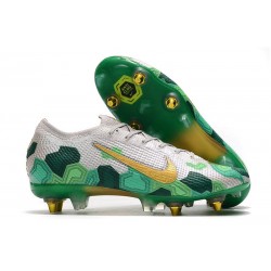 Nike Mercurial Vapor XIII Elite SG-Pro AC x Mbappé Grey Gold Green