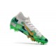 Nike Mercurial Superfly 7 Elite SE AG x Mbappé Vast Grey Gold Electro Green
