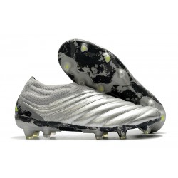 adidas Copa 20+ FG Soccer Cleats Silver Solar Yellow