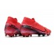 New Nike Mercurial Superfly VII Elite SE FG Boots Laser Crimson Black