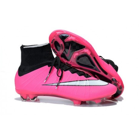 Nike 2015 Soccer Boot Mercurial Superfly 4 FG ACC Pink White Black