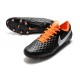 Nike Tiempo Legend VIII Elite FG Cleats Black White Orange