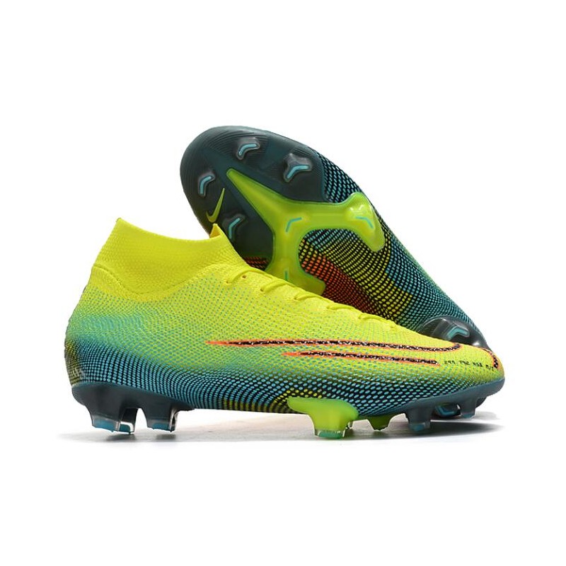 cr7 boots green