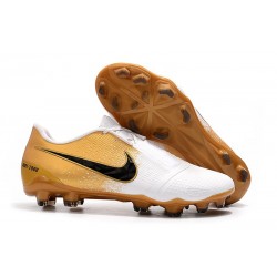 New Cleats Nike Phantom Venom Elite FG Gold White Black