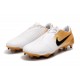 New Cleats Nike Phantom Venom Elite FG Gold White Black