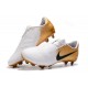 New Cleats Nike Phantom Venom Elite FG Gold White Black