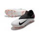 Nike Phantom VSN 2 Elite DF FG Cleats -White Black Laser Crimson