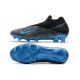 Nike Phantom VSN 2 Elite DF FG Cleats -Black Laser Blue Anthracite