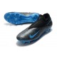 Nike Phantom VSN 2 Elite DF FG Cleats -Black Laser Blue Anthracite