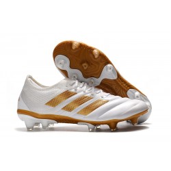 New Adidas Copa 19.1 FG Soccer Boots - White Gold