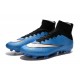 Nike 2015 Soccer Boot Mercurial Superfly 4 FG ACC Blue White Black