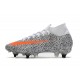 Nike Mercurial Superfly 7 Elite SG CR7 Safari-White Total Orange Black